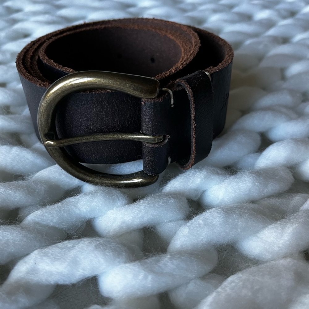 Frye Women’s Brown Leather Belt